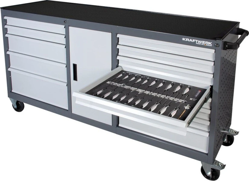 Kraftwerk Gevulde Gereedschapswagen - 377 Delig 4 Kraftwerk Gevulde Gereedschapswagen - 377 Delig - Afbeelding 2