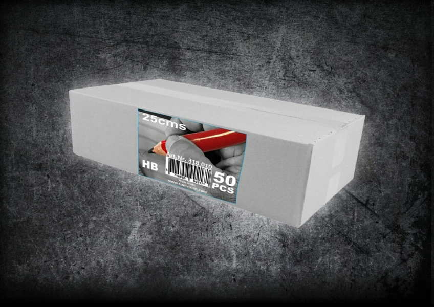 TPI; Timmermanspotlood-set , Ovaalvormig, HB Zwarte Grafietstift, 50 Potloden In Doos 4 TPI; Timmermanspotlood-set , Ovaalvormig, HB Zwarte Grafietstift, 50 Potloden In Doos - Afbeelding 2