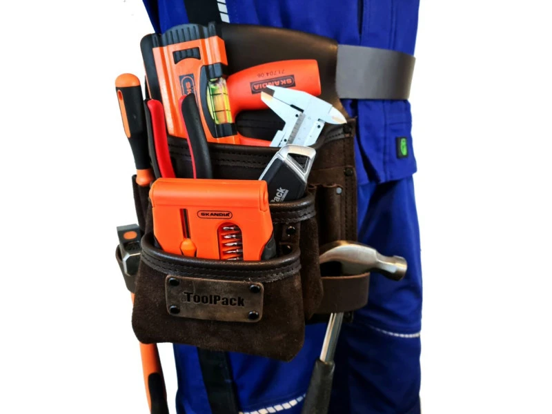 ToolPack Industriele Gereedschapsholster, Extra Brede Riemlus 6 ToolPack Industriele Gereedschapsholster, Extra Brede Riemlus - Afbeelding 4