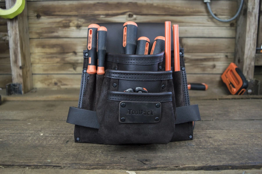 ToolPack Industriele Gereedschapsholster, Extra Brede Riemlus 4 ToolPack Industriele Gereedschapsholster, Extra Brede Riemlus - Afbeelding 2