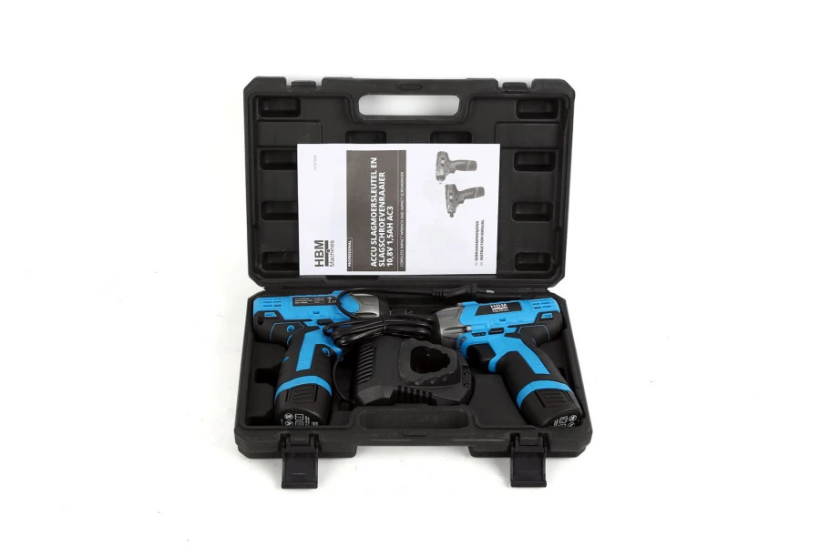 HBM Accu Slagmoersleutel En Slagschroevendraaier 10,8 Volt 1,5 Ah Power10 14 HBM Accu Slagmoersleutel En Slagschroevendraaier 10,8 Volt 1,5 Ah Power10 - Afbeelding 12