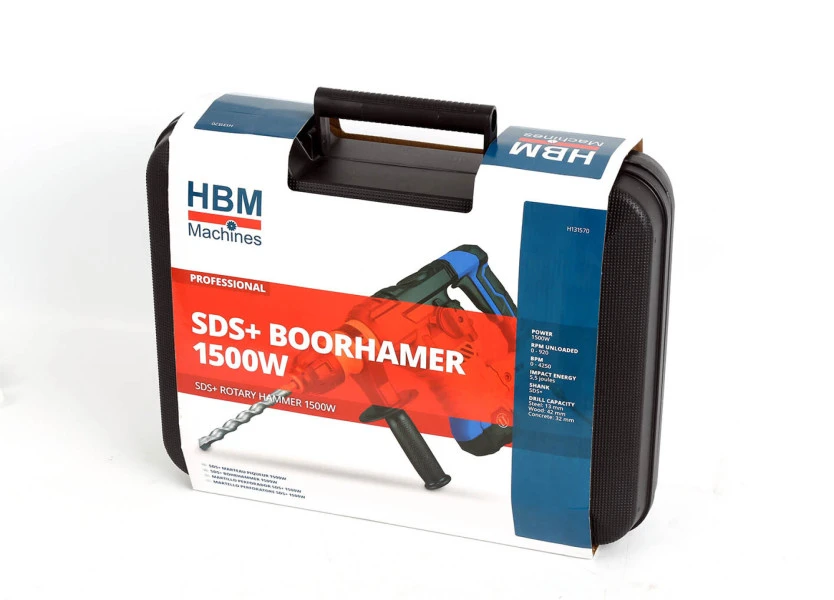 HBM SDS+ Boorhamer/Breekhamer 1500 W 14 HBM SDS+ Boorhamer/Breekhamer 1500 W - Afbeelding 12