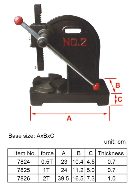 HBM 0,5 Ton Professionele Tandheugelpers 5 HBM 0,5 Ton Professionele Tandheugelpers - Afbeelding 3