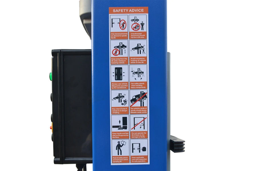 HBM 2 Hydraulische 2 Koloms Hefbrug Met Elektronische Ontgrendeling 5500 Kg 13 HBM 2 Hydraulische 2 Koloms Hefbrug Met Elektronische Ontgrendeling 5500 Kg - Afbeelding 11