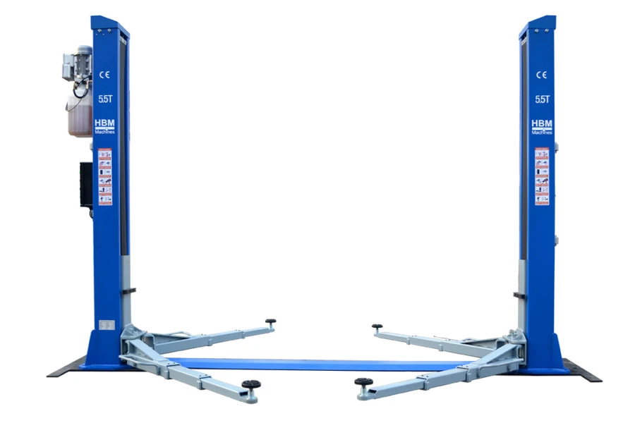 HBM 2 Hydraulische 2 Koloms Hefbrug Met Elektronische Ontgrendeling 5500 Kg 5 HBM 2 Hydraulische 2 Koloms Hefbrug Met Elektronische Ontgrendeling 5500 Kg - Afbeelding 3