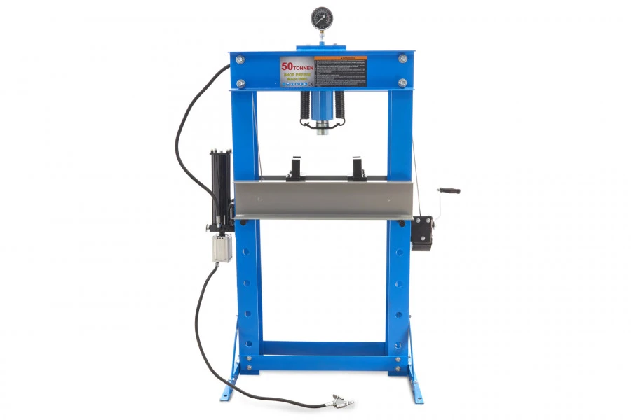 HBM 50 Ton Professionele Hydraulische En Pneumatische Werkplaatspers, Raamwerkpers 3 HBM 50 Ton Professionele Hydraulische En Pneumatische Werkplaatspers, Raamwerkpers