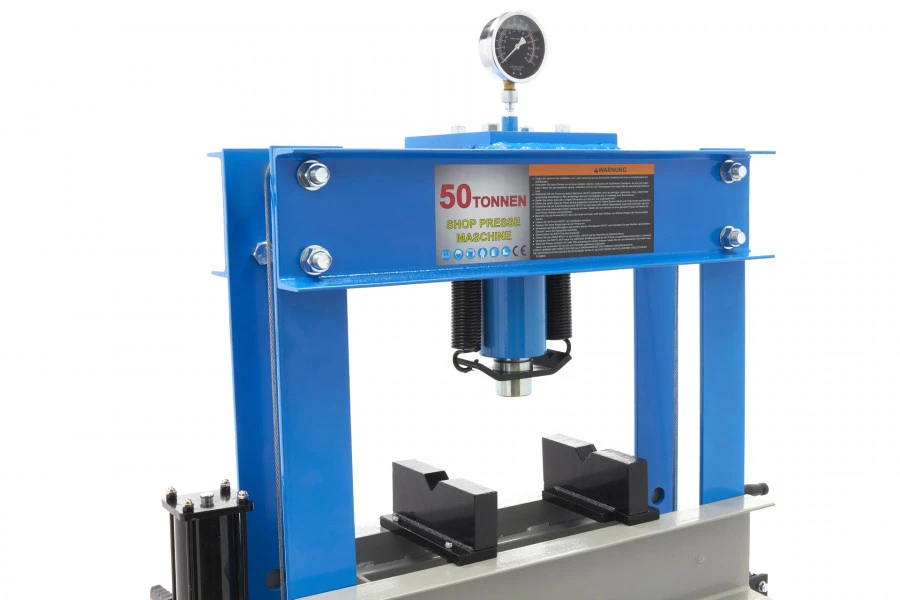 HBM 50 Ton Professionele Hydraulische En Pneumatische Werkplaatspers, Raamwerkpers 6 HBM 50 Ton Professionele Hydraulische En Pneumatische Werkplaatspers, Raamwerkpers - Afbeelding 4