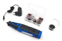 HBM 8 Volt Multifunctionele Hobbymachine Op Accu Met 42 Accessoires