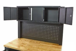 HBM Gereedschapswagen Met Kastenwand, Houten Werkblad, 122 Cm, Zwart -Thuisgereedschap Winkel hbm 007 104.jpg 1200x600 73c00ebc88