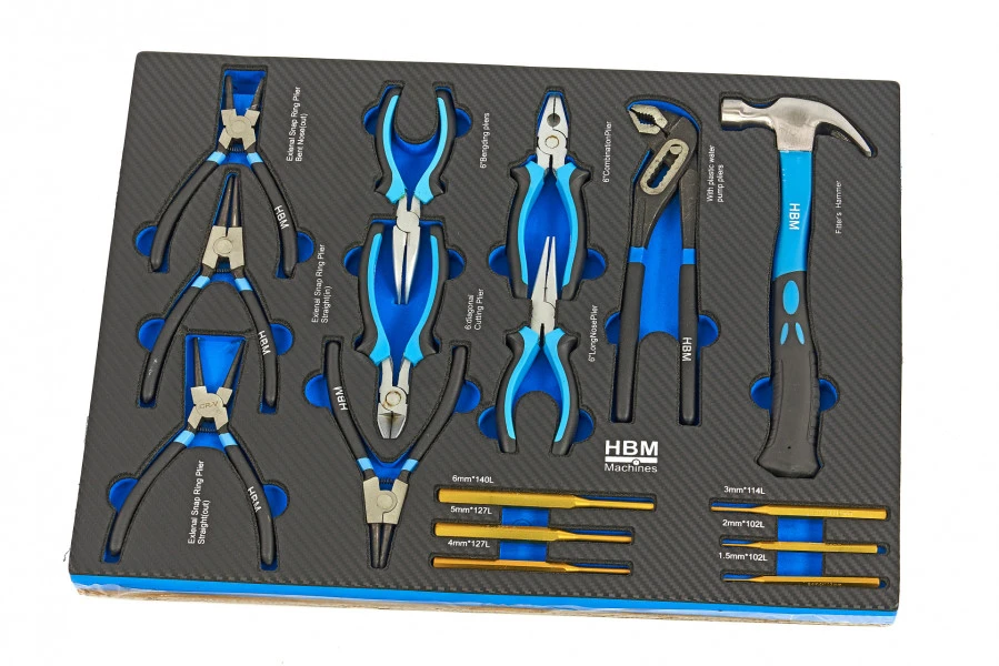 HBM 245 Delige Premium Gereedschapsvulling Voor Gereedschapswagen 10 HBM 245 Delige Premium Gereedschapsvulling Voor Gereedschapswagen - Afbeelding 8