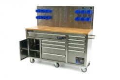 HBM Werkbank 158 Cm 10 Laden Met Deur En Achterwand, RVS -Thuisgereedschap Winkel hbm 011 124.jpg 1200x600 7aa23ebc88