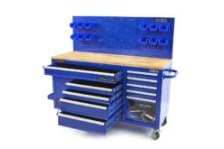 HBM Gereedschapswagen Met Achterwand, Houten Werkblad, 158 Cm, Blauw -Thuisgereedschap Winkel hbm 013 100.jpg 1200x600 a919febc88