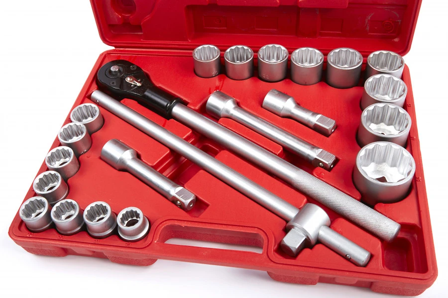 HBM 22 Delige ¾” Doppenset 3 HBM 22 Delige ¾” Doppenset