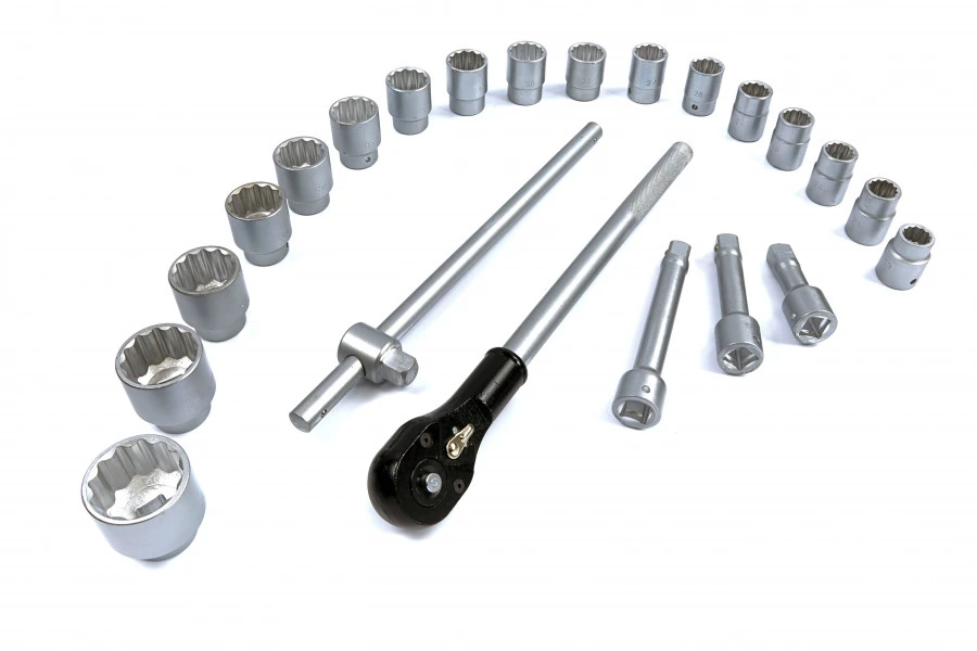 HBM 22 Delige ¾” Doppenset 4 HBM 22 Delige ¾” Doppenset - Afbeelding 2