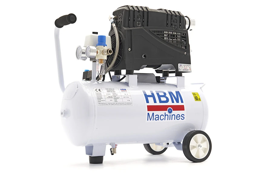 HBM 30 Liter Professionele Low Noise Compressor - Model 2 3 HBM 30 Liter Professionele Low Noise Compressor - Model 2