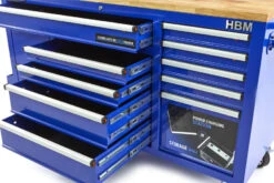 HBM Gereedschapswagen Met Achterwand, Houten Werkblad, 158 Cm, Blauw -Thuisgereedschap Winkel hbm 015 91.jpg 1200x600 f8c3aebc88