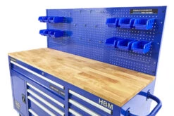 HBM Gereedschapswagen Met Achterwand, Houten Werkblad, 158 Cm, Blauw -Thuisgereedschap Winkel hbm 020 103.jpg 1200x600 a4627ebc88