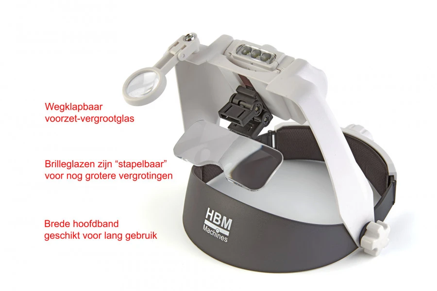 HBM Luxe Loupe Bril Met 5 Lenzen 3 HBM Luxe Loupe Bril Met 5 Lenzen