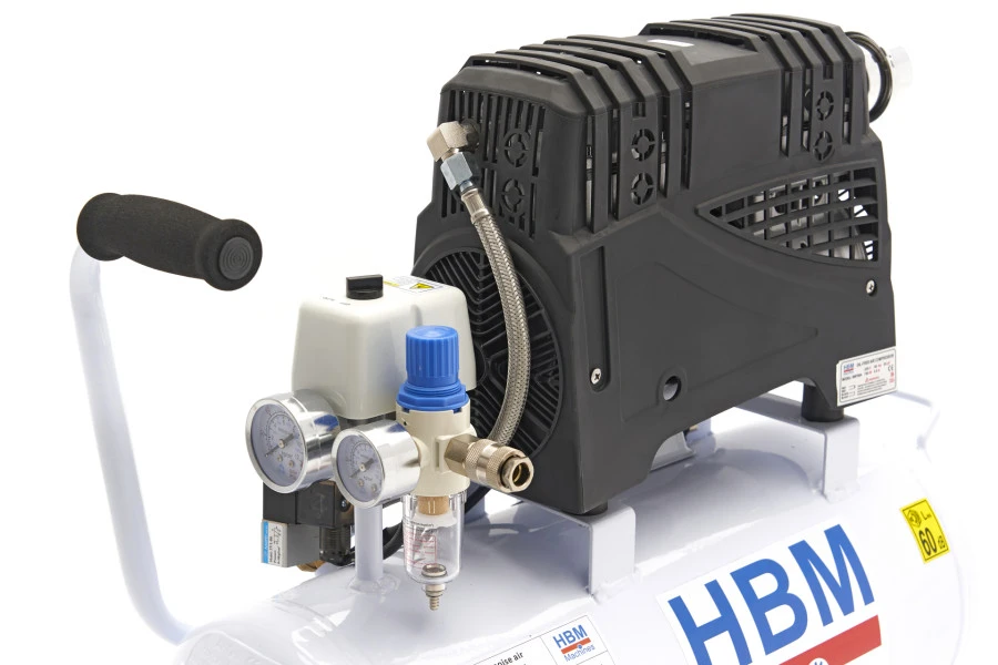HBM 30 Liter Professionele Low Noise Compressor - Model 2 10 HBM 30 Liter Professionele Low Noise Compressor - Model 2 - Afbeelding 8