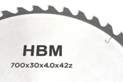HBM 700 Mm - 42-T Zaagblad Voor HBM Professionele Wipzaag / Brandhoutzaag 5.5 PK - 400 Volt -Thuisgereedschap Winkel hbm 023b 3.jpg 1200x600 bc0e2ebc88
