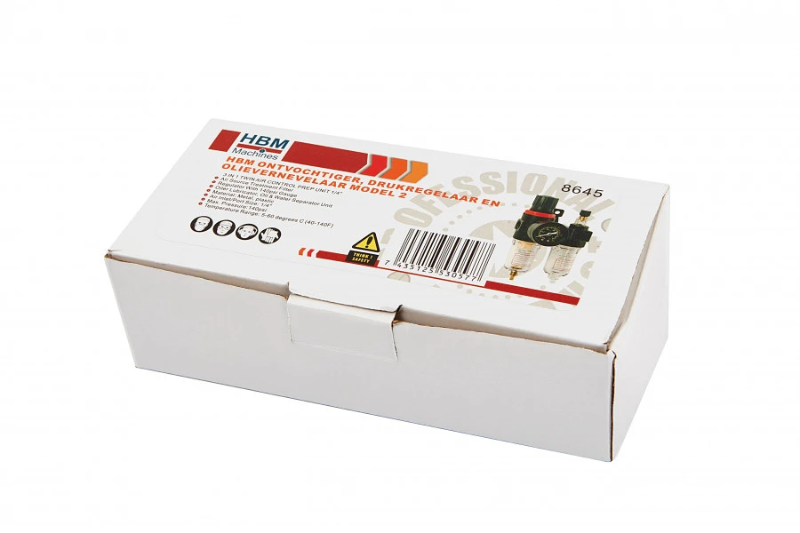 HBM Ontvochtiger, Drukregelaar En Olievernevelaar Model 2 5 HBM Ontvochtiger, Drukregelaar En Olievernevelaar Model 2 - Afbeelding 3