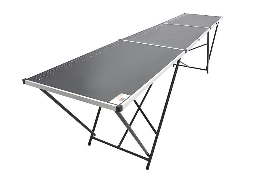 HBM Aluminium Opvouwbare Behangtafel 300 X 60 X 77 Cm 3 HBM Aluminium Opvouwbare Behangtafel 300 X 60 X 77 Cm