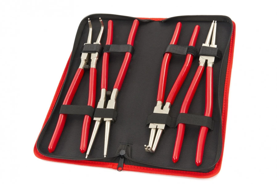 HBM 4 Delige 300 Mm Seegerringtangenset, Borgveertangenset 4 HBM 4 Delige 300 Mm Seegerringtangenset, Borgveertangenset - Afbeelding 2