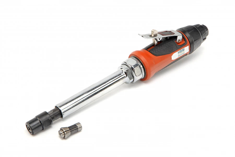 HBM Profi Variabele Pneumatische Stiftslijper Met 125mm Hals 3 HBM Profi Variabele Pneumatische Stiftslijper Met 125mm Hals