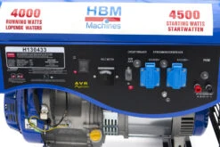 HBM 4300W Generator, Aggregaat Met 389 Cc Benzinemotor, 2 X 230 V / 12 V 13 HBM 4300W Generator, Aggregaat Met 389 Cc Benzinemotor, 2 X 230 V / 12 V -Thuisgereedschap Winkel hbm 066 143.jpg 1200x600 c7f31ebc88