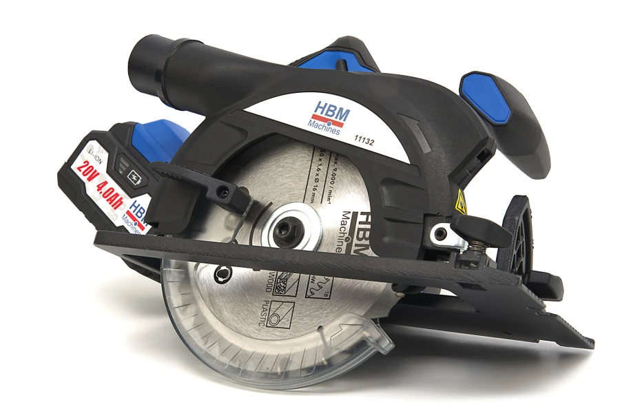 HBM Professionele Accu Cirkelzaag 150 Mm 20 Volt 4,0AH 7 HBM Professionele Accu Cirkelzaag 150 Mm 20 Volt 4,0AH - Afbeelding 5