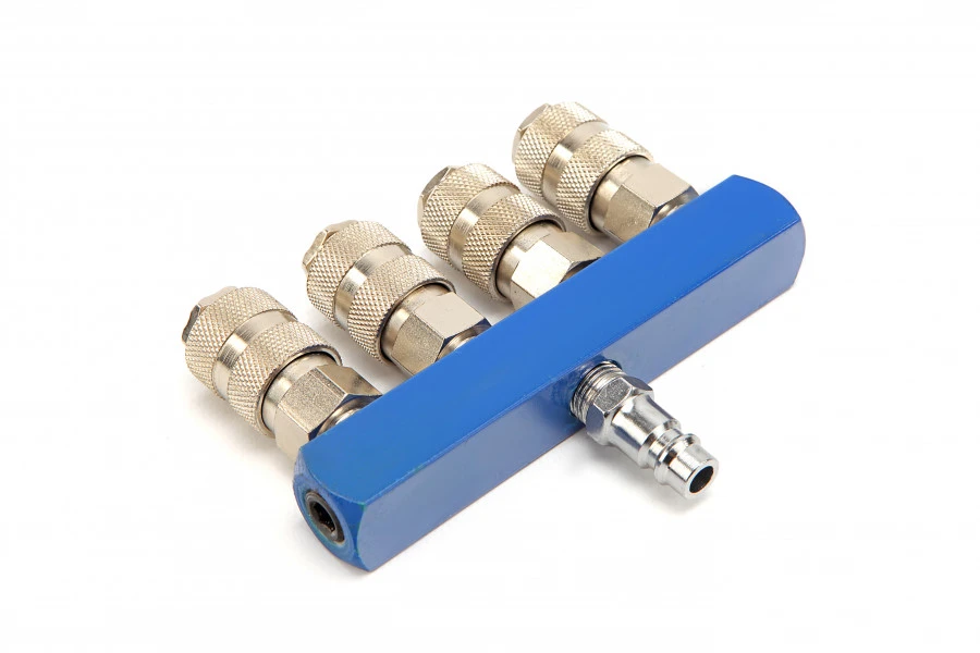 HBM 4 Voudig Pneumatisch Verdeelblok 3 HBM 4 Voudig Pneumatisch Verdeelblok