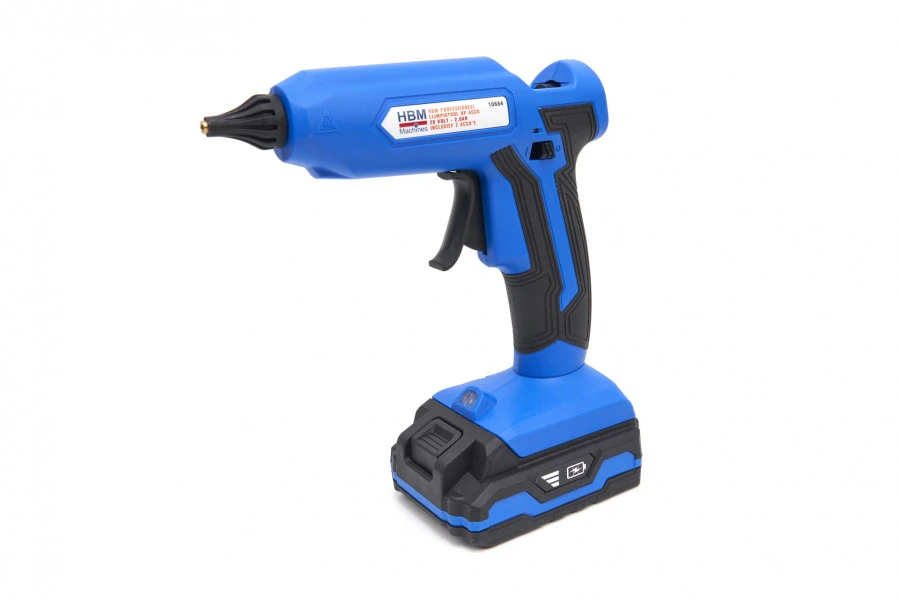 HBM Professioneel Lijmpistool Op Accu 20 Volt - 2,0Ah Inclusief 2 Accu's 3 HBM Professioneel Lijmpistool Op Accu 20 Volt - 2,0Ah Inclusief 2 Accu's