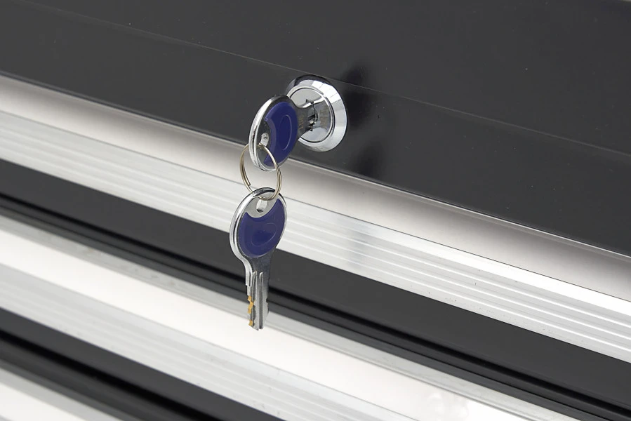 HBM 6 Laden Profi Gereedschapskast 88 X 58 X 80 Cm Zwart 17 HBM 6 Laden Profi Gereedschapskast 88 X 58 X 80 Cm Zwart - Afbeelding 15