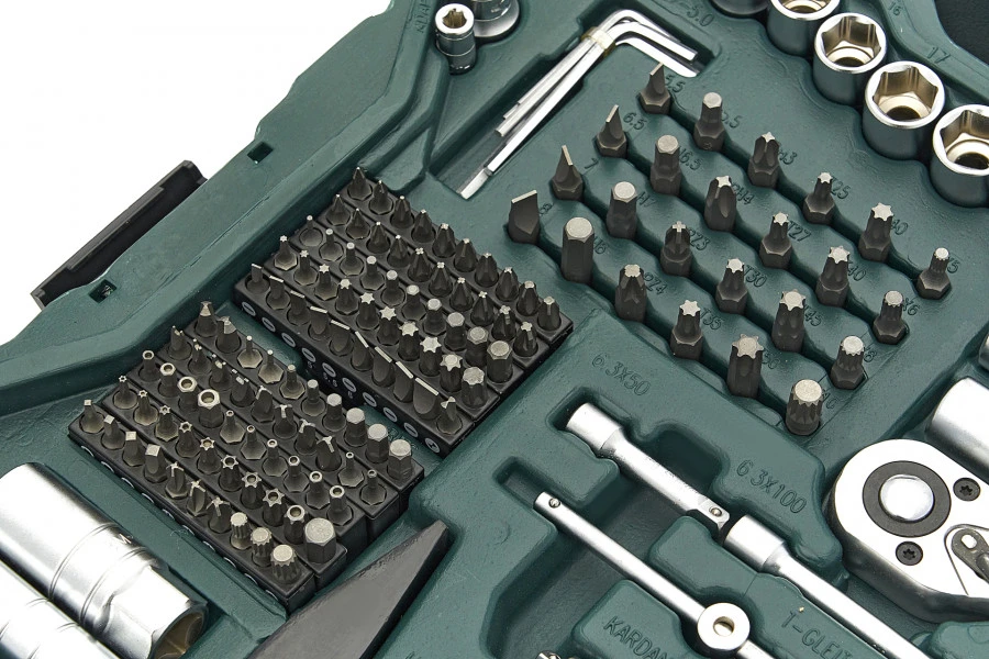 Mannesmann Professionele 303-delige Gereedschapkoffer - Gereedschapsset 6 Mannesmann Professionele 303-delige Gereedschapkoffer - Gereedschapsset - Afbeelding 4