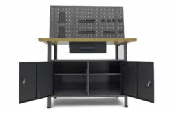 HBM Werkbank Met Deuren 120 X 60 X 145 Cm -Thuisgereedschap Winkel hbm 134 140.jpg 1200x600 115b7ebc88