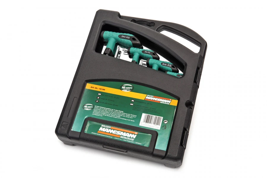 Mannesmann 16 Delige T-greep Inbus - Torx 18190 4 Mannesmann 16 Delige T-greep Inbus - Torx 18190 - Afbeelding 2