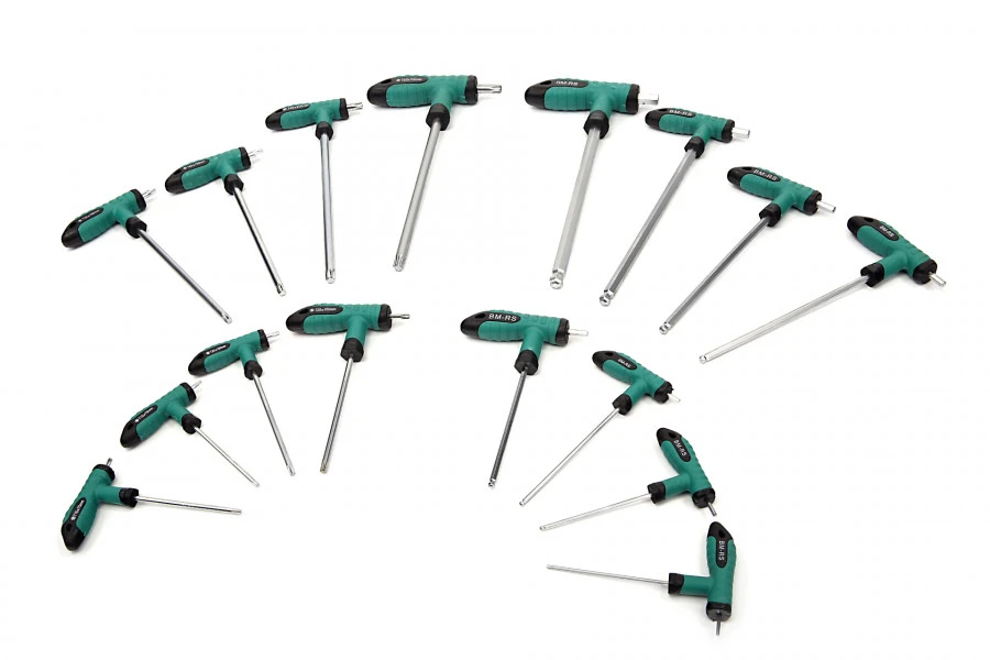Mannesmann 16 Delige T-greep Inbus - Torx 18190 3 Mannesmann 16 Delige T-greep Inbus - Torx 18190