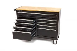 HBM Verrijdbare Gereedschapswagen Met Houten Werkblad - 117 Cm - Zwart -Thuisgereedschap Winkel hbm 147 54.jpg 1200x600 99221ebc88