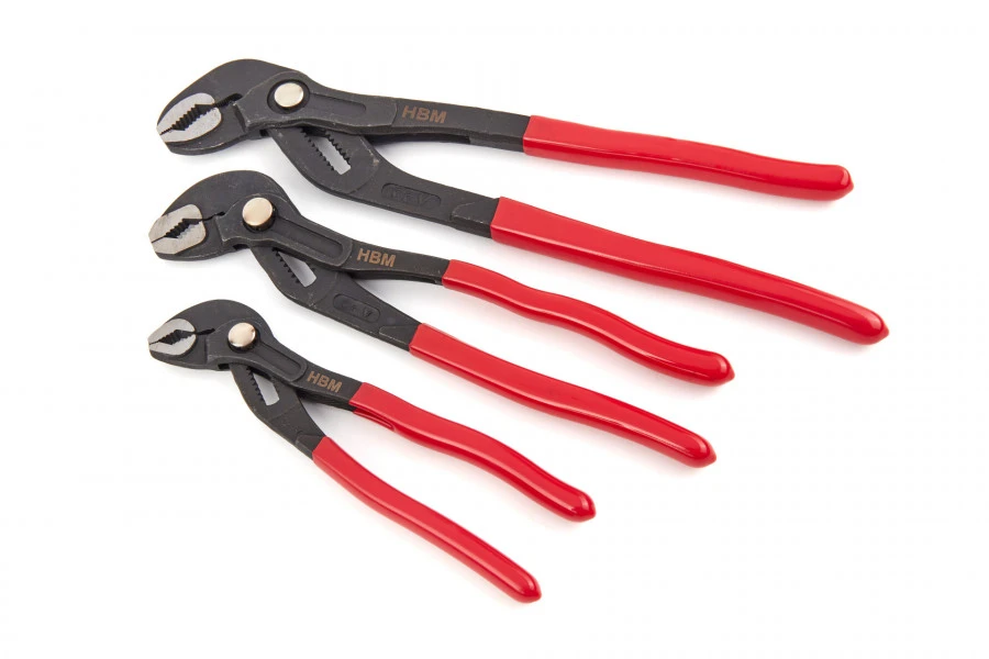 HBM 3 Delige Professionele Waterpomptangenset Met Snelverstelling 3 HBM 3 Delige Professionele Waterpomptangenset Met Snelverstelling