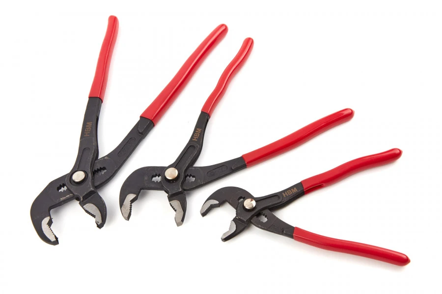 HBM 3 Delige Professionele Waterpomptangenset Met Snelverstelling 4 HBM 3 Delige Professionele Waterpomptangenset Met Snelverstelling - Afbeelding 2