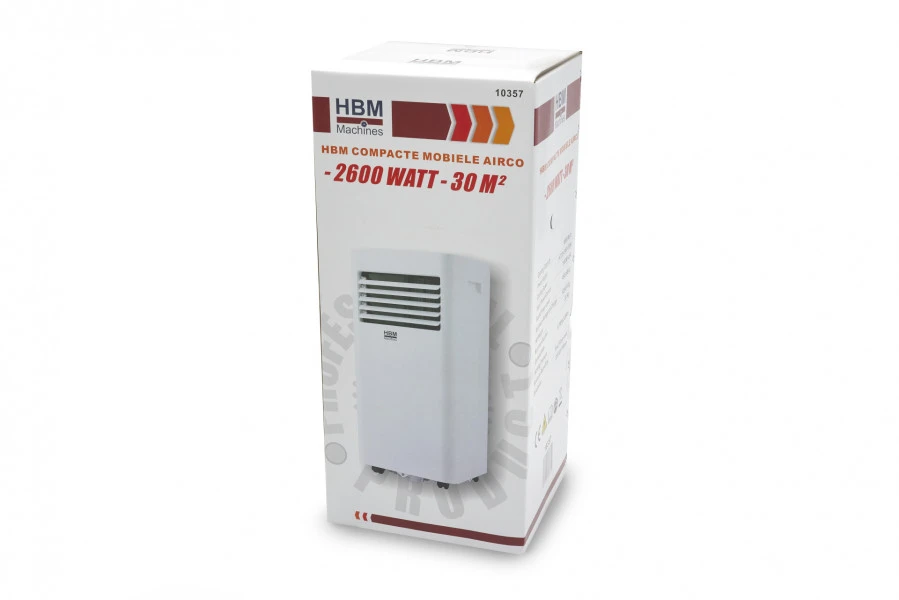 HBM Compacte Mobiele Airco - 9.000 BTU/h 19 HBM Compacte Mobiele Airco - 9.000 BTU/h - Afbeelding 17