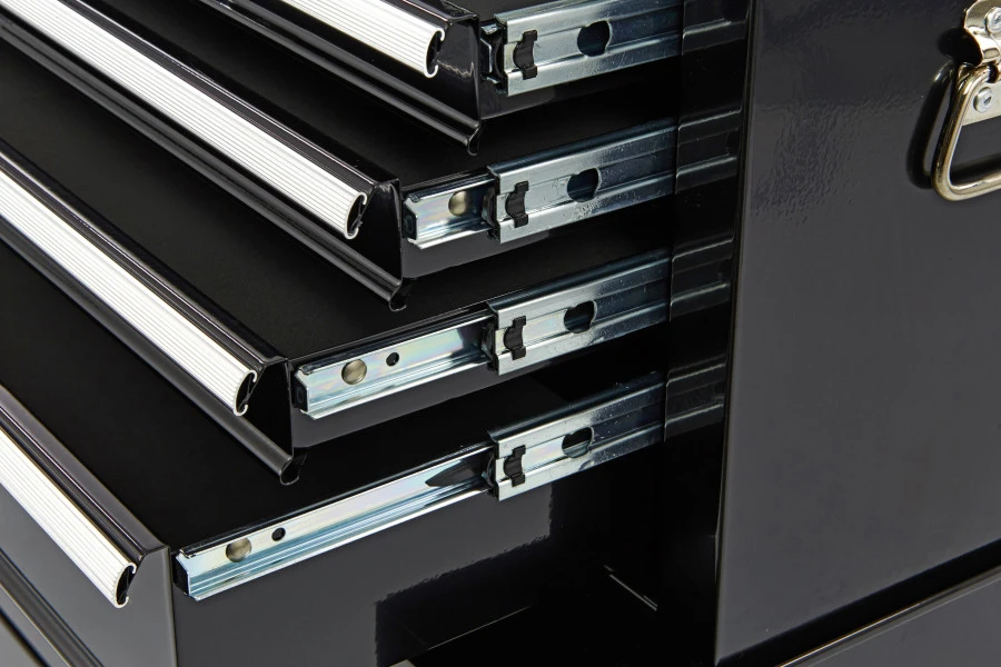 HBM Gereedschapswagen Met Opzetkast 61 Cm, Zwart 5 HBM Gereedschapswagen Met Opzetkast 61 Cm, Zwart - Afbeelding 3