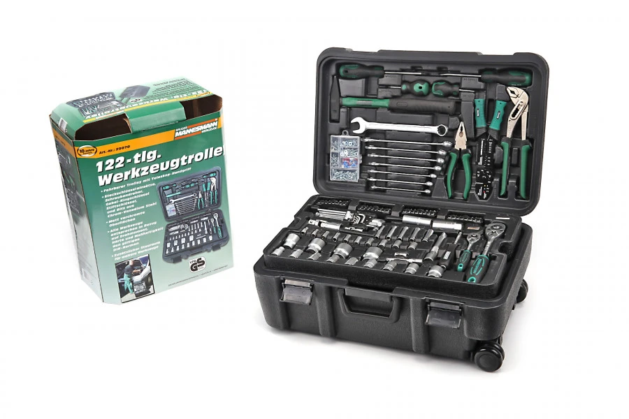 Mannesmann 122 Delige Gereedschapstrolly 29070 4 Mannesmann 122 Delige Gereedschapstrolly 29070 - Afbeelding 2