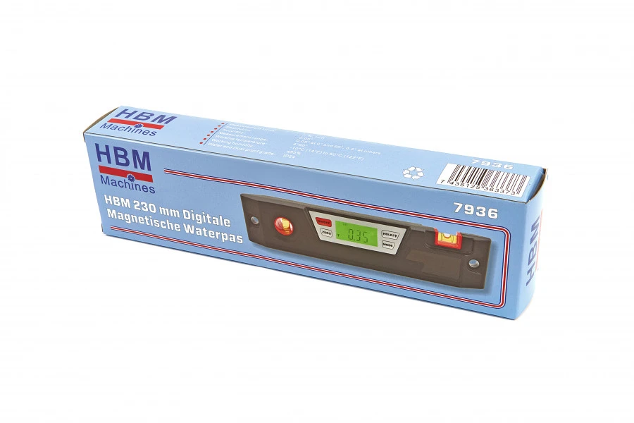 HBM 230 Mm Digitale Magnetische Waterpas 5 HBM 230 Mm Digitale Magnetische Waterpas - Afbeelding 3