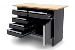 HBM 120 Cm Werkbank Met 5 Laden 1 Deur En Massief Houten Werkblad -Thuisgereedschap Winkel hbm 2053 9.jpg 1200x600 ef382ebc88