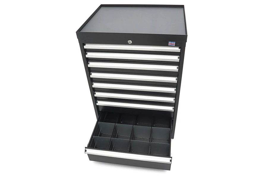 HBM 8 Laden Profi Gereedschapskast 72 X 58 X 100 Cm Zwart 13 HBM 8 Laden Profi Gereedschapskast 72 X 58 X 100 Cm Zwart - Afbeelding 11