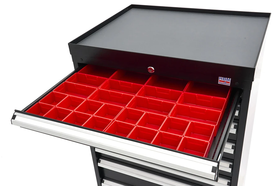 HBM 8 Laden Profi Gereedschapskast 72 X 58 X 100 Cm Zwart 17 HBM 8 Laden Profi Gereedschapskast 72 X 58 X 100 Cm Zwart - Afbeelding 15