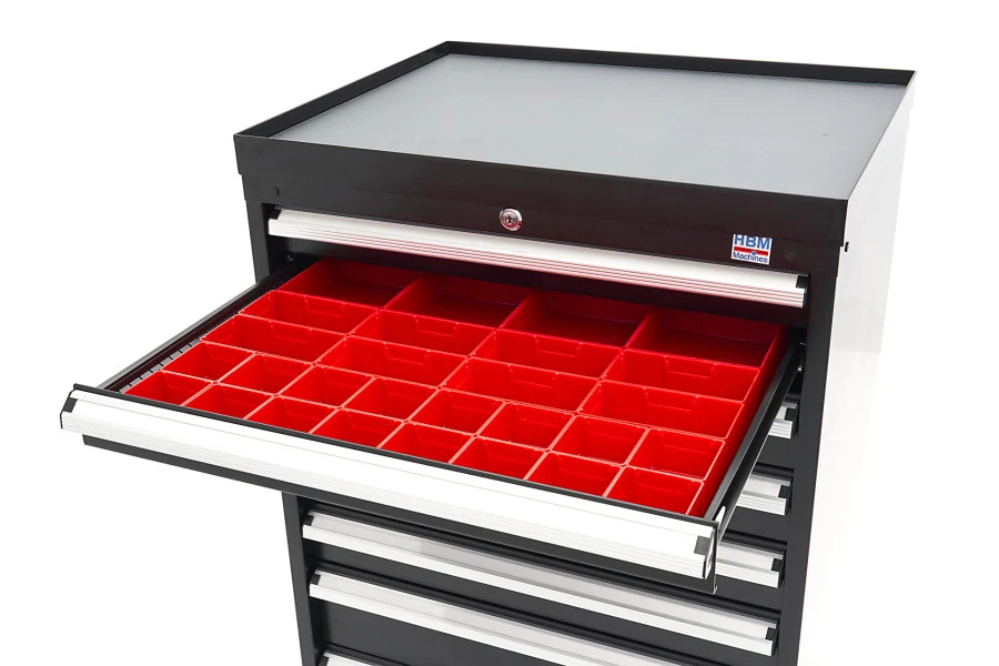 HBM 8 Laden Profi Gereedschapskast 72 X 58 X 100 Cm Zwart 18 HBM 8 Laden Profi Gereedschapskast 72 X 58 X 100 Cm Zwart - Afbeelding 16