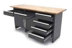 HBM 171 Cm Werkbank Met 6 Laden 2 Deuren En Massief Houten Werkblad 17 HBM 171 Cm Werkbank Met 6 Laden 2 Deuren En Massief Houten Werkblad -Thuisgereedschap Winkel hbm 2107 10.jpg 1200x600 d58c7ebc88