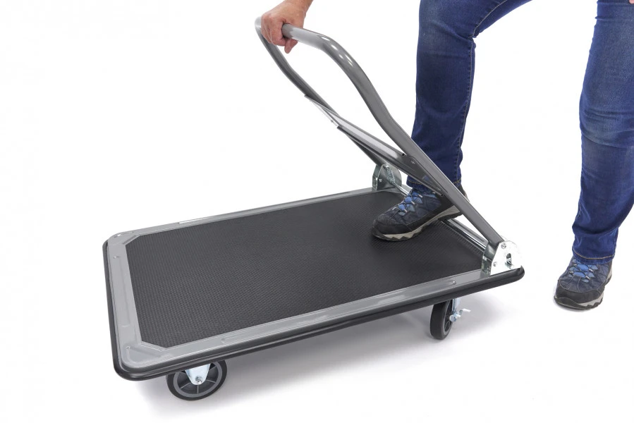 HBM 350 Kilo Opvouwbare Transportwagen, Transportkar Met Rem 11 HBM 350 Kilo Opvouwbare Transportwagen, Transportkar Met Rem - Afbeelding 9